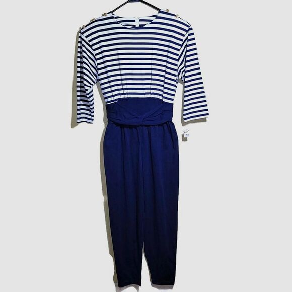 New Vintage Paquette Too Nautical One-Piece Jumpsuit Outfit 12 - Picture 1 of 16